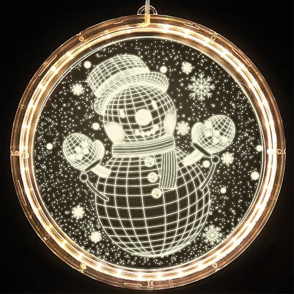 Christmas Decorative String Lights for Windows Christmas Acrylic（PA）