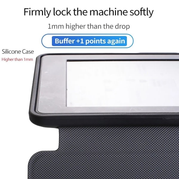 6 tuuman E-Reader Smart Case DP75SDI cover HARMAA Vaaleanharmaa Light Grey