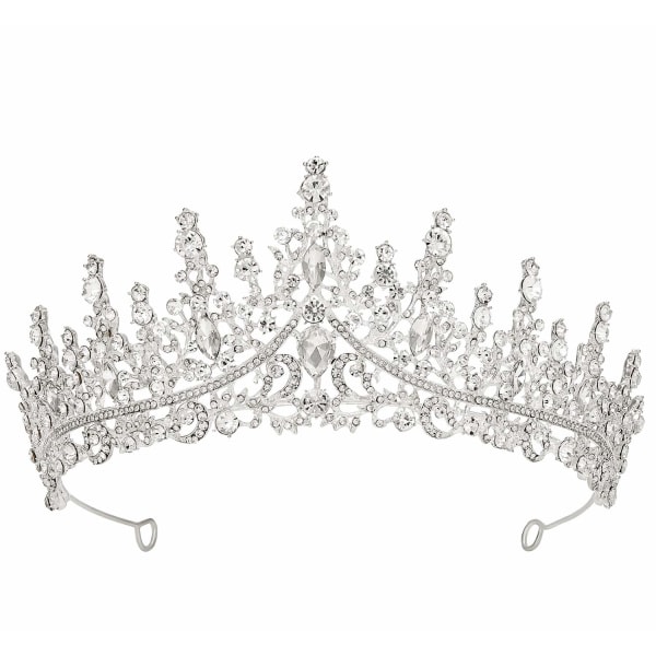 Crystal Wedding Tiara for women - Rhinestone Royal Queen Crown Pannband