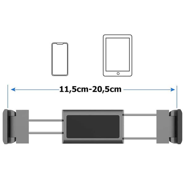 Niskatukiteline tableteille | Mobiili- ja tablettiteline autoon—pa