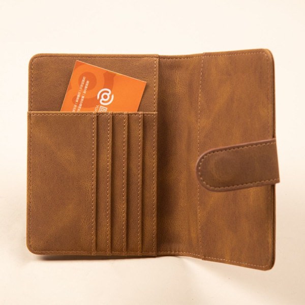 RFID Passholder Passportbag BRUN brun brown