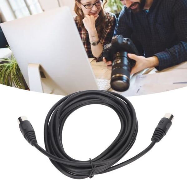 6-polig DIN-förlängningssladd hane till hane 6-polig DIN-kabel Plug and Play Summeranslutning DIN-förlängningssladd för