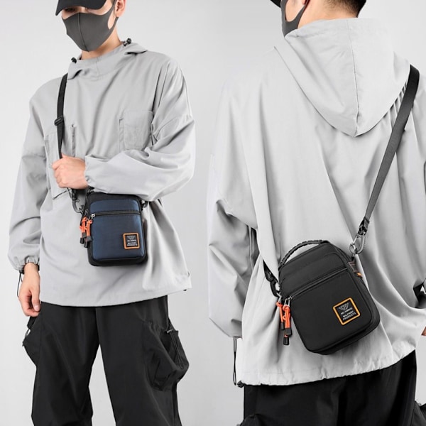 Herr Nylon Crossbody-tasker Vandtæt skuldertaske grey