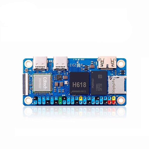 För Zero 2W Utvecklingskort 4G RAM+Expansionskort+Kylfläns DDR4 H618 WiFi5 BT5.0 Stödjer 4K 60F.pa