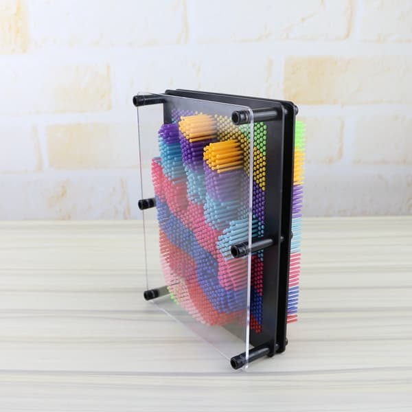 PinArt - 3D nålskulptur, Regnbåge—pa