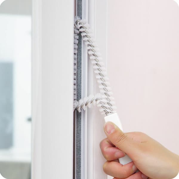 Track Multifunctional Cleaning Brush for Window or Sliding Door 2pcs 24*6.5cm