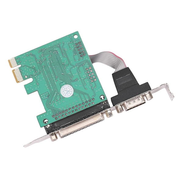 RS232 -232 Seriell Port COM & DB25 Skrivare Parallellport till PCI-E PCI Express Kort Adapter Converter.pa