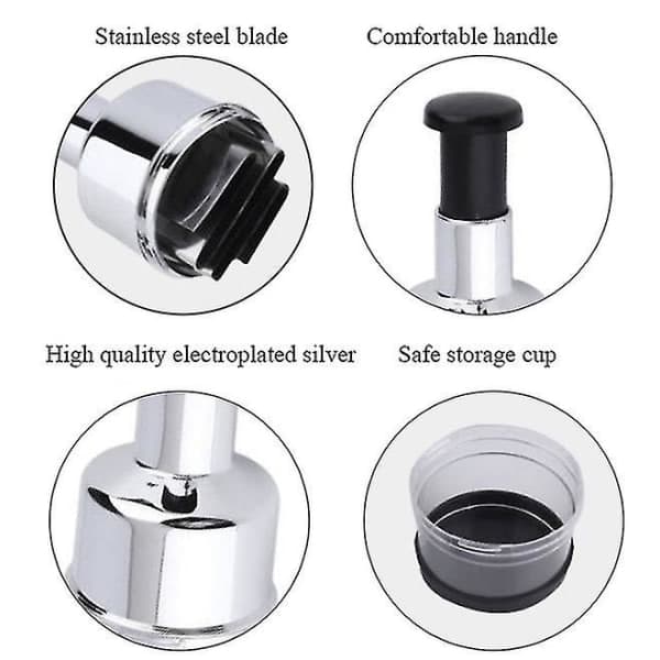 Håndholdt hvidløgshakker Mini foodprocessor (PA)