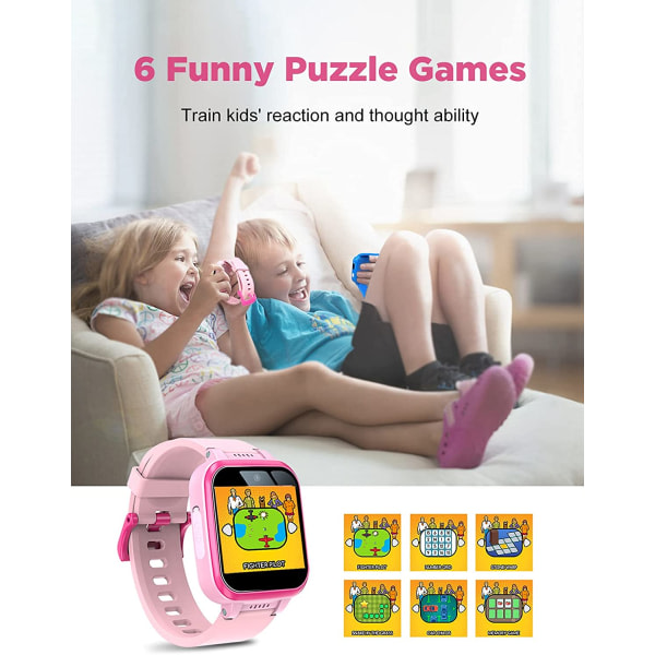 Smart watch för barn med kamera, musikspelare, spel, larm