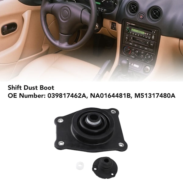 Växelspaksdamask 039817462A Nedre Växelspaksdamask Ersättning för Mazda MX5 MX‑5 Miata