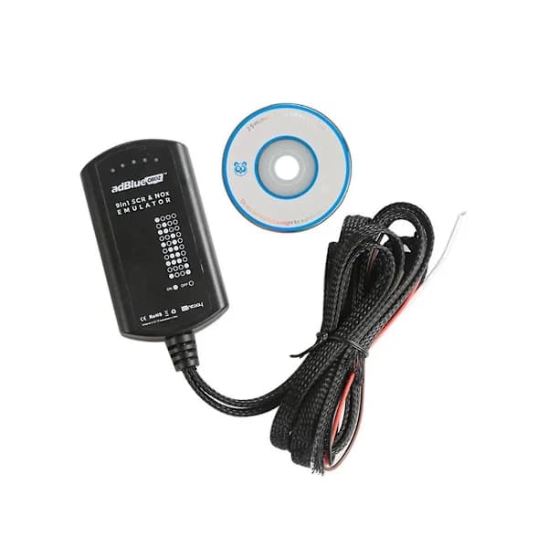 Adblue 9 i 1 Lastebil Universal Adblue Emulator Heavy Duty Ingen Behov for Programvare Svart