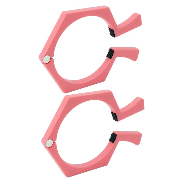 2st sublimeringsglaspinch ABS Anti-Slip Flat Side Sublimation Paper Pincher för 20 uns rosa