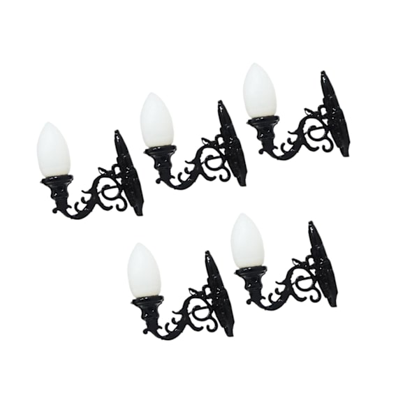 1/2/3/5 5x antiikki miniatyyri seinävalaisin DIY-tarvikkeille Tyyli E Style E 1Set