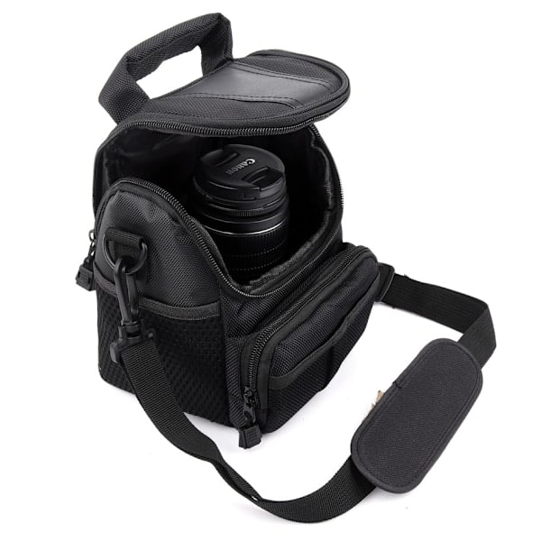 Paris_Blødt polstret kamerataske/etui i medium størrelse til Nikon, Canon, Sony, Pentax, Olympus Panasonic, Samsung og mange flere