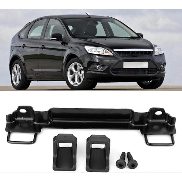 Universal ISOFIX Fäste Stål, Monteringssats för Barnsäkerhetssäten Slim Hållbar Lång Livslängd Stabil (Svart)