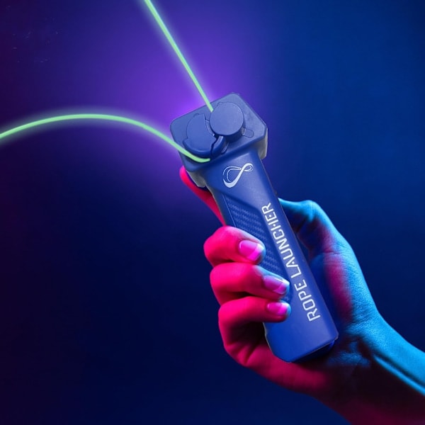 LoopLasso Repkastare ZipString Håndholdt Justerbar Hastighet Glow-in-the-Dark Repleksaker