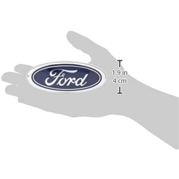 Ford F1140508 Fiesta MK6 2001-2008 Front Oval Ford Huv-logotyp (11,5 cm × 4,5 cm)