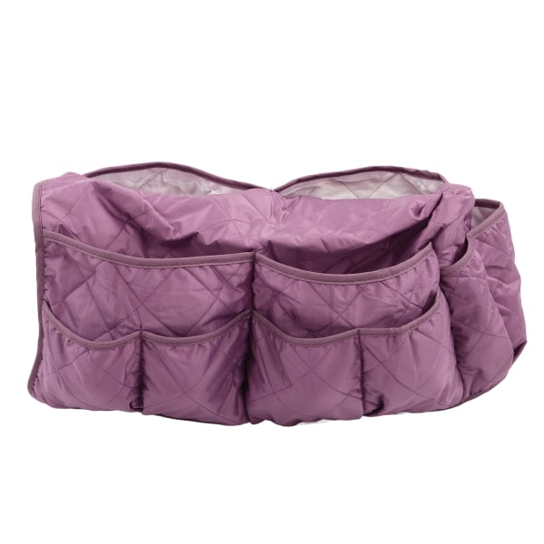Sohvan käsinojan säilytyslaukku 14 taskua, suuri tilavuus vedenpitävä säilönsäilytys säilölle ripustettavalle kauko-ohjaimelle puhelimelle violetti