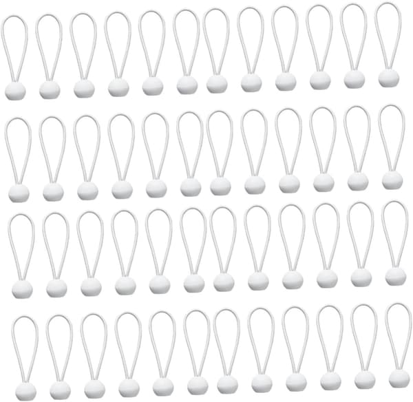50 st elastiska rep polypropen studsboll vit dribbling Vit