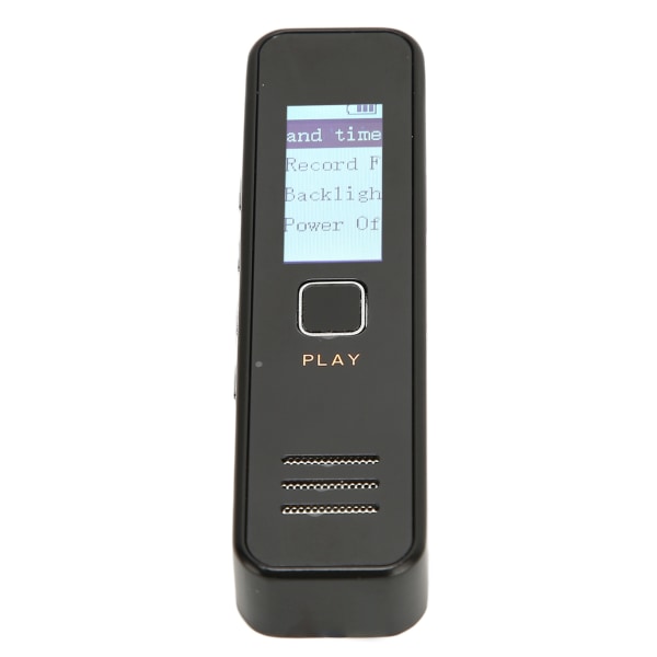 Digital stemmeoptager Bærbar Mini HD Støjreduktion Langdistance MP3-afspilningsoptageenhed