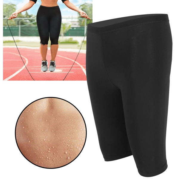 Kvinner Fitness Sauna Joggebukser Postpartum Legging Trening Slanking Body ShaperL/XL
