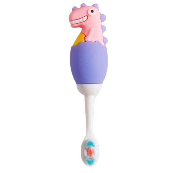 Manuell tandborste för barn Extra mjuk borsttandborste för toddler purple