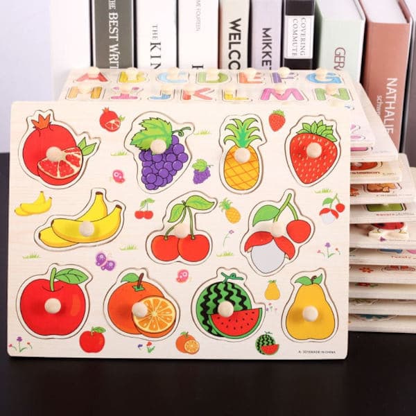 Träpusselbräda FRUKT FRUKT frukt