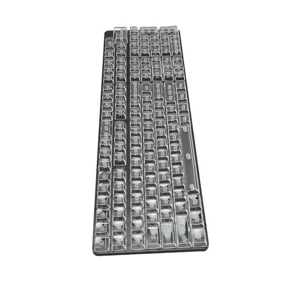 Keycap Set 132 nycklar Hög Transparent PC CBSA Höjd Matt Ergonomisk DIY Ersättningsknappsats för mekaniskt tangentbord Vit