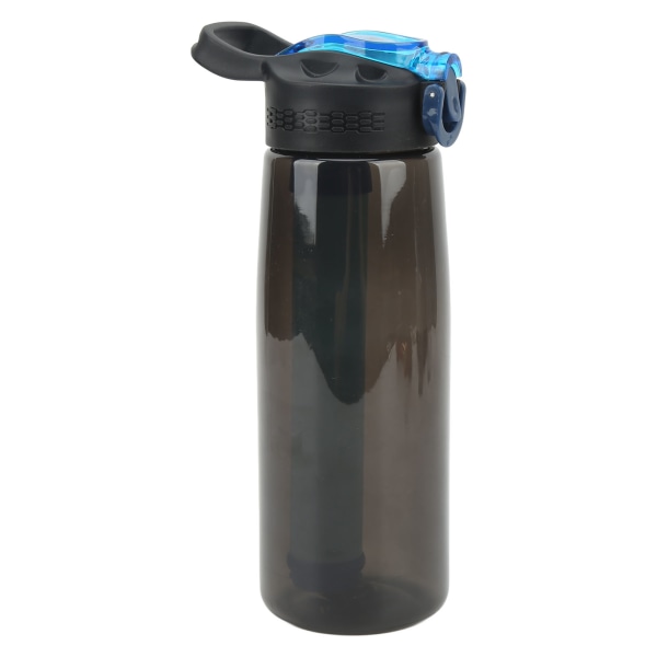 650 ml sportsvandflaske Støvtæt lækagesikker bærbar med sugerør til campingvandring udendørs aktiviteter