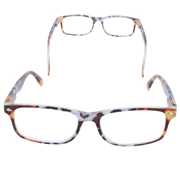 Lesebriller som blokkerer blått lys Utsøkte retro briller for eldre alderssynte med boks (+300 )