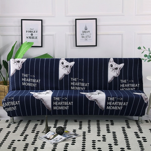 Käsinojaton sohvan cover Taitettava sohvasängyn suojapäällinen cover printed sohvapäälliset kotikasveille