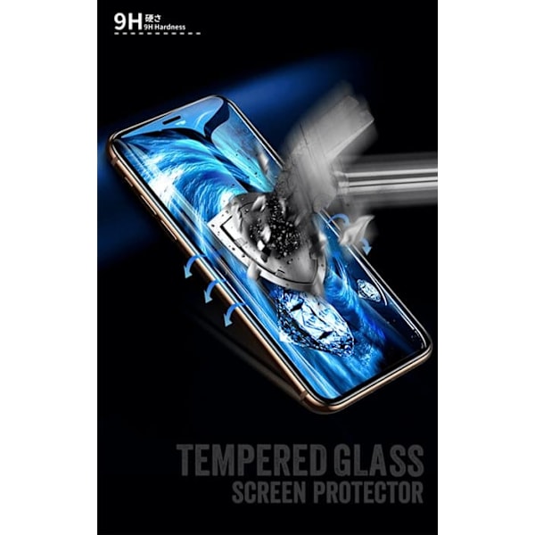 Skärmskydd (6D böjt/fullt) för iPhone 12 mini 5.4 \", svart, SERO—pa