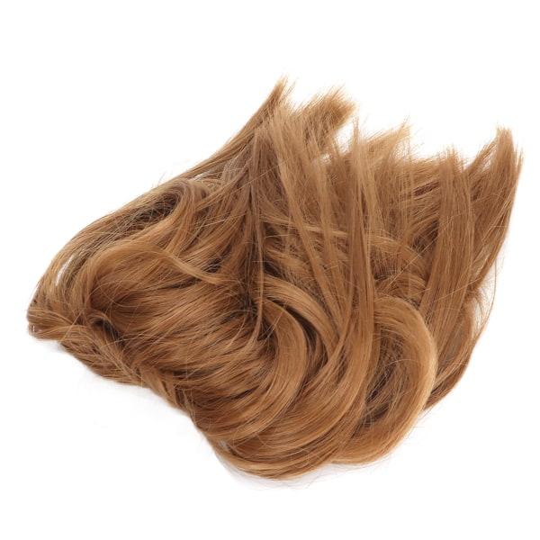 Rodet hårbolle paryk Elastisk hårbånd Fluffy Stilfuldt pjusket hestehale hårstykke til kvinder piger# Q17?27
