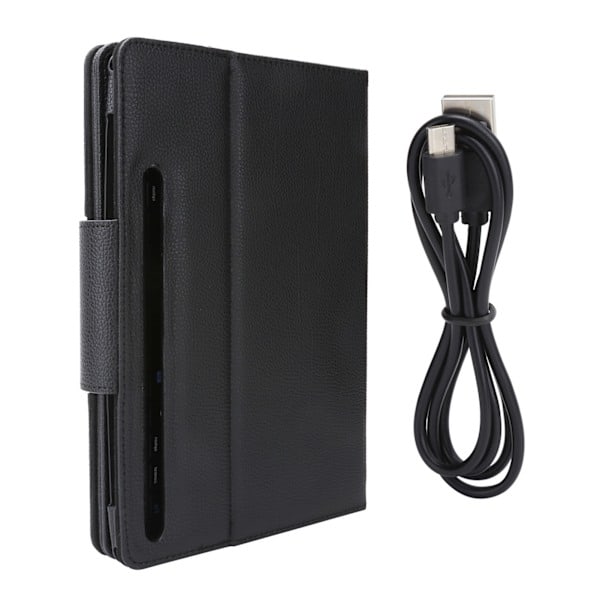Bluetooth-tangentbord med fodral för Samsung Galaxy Tab S7 11 tum T870 T875 Läderställ Svart