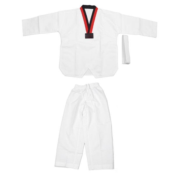 Taekwondo Dobok Dräkt Robust Bekväm Andas Taekwondo träningsuniform för barn Höjd 136-146cm