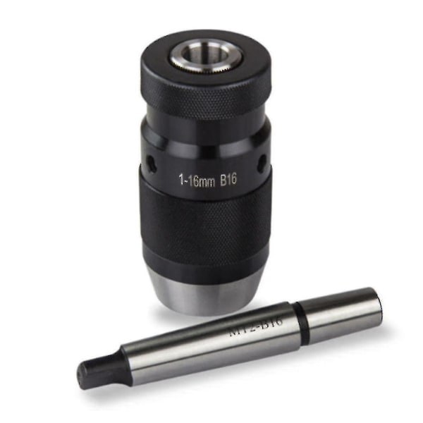 Borrfoder Snabbspänning Borrchuck 1-16mm B16 Med koner Mk2 Auslappenblappe Skick: Ny