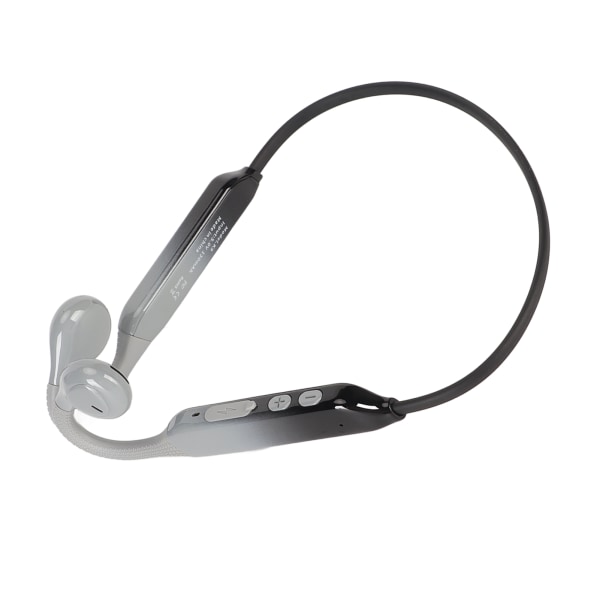 Open Ear Bone Conduction -kuulokkeet Bluetooth 5.0 sisäänrakennettu mikrofoni IP56 vedenpitävät langattomat urheilukuulokkeet juoksuun musta harmaa