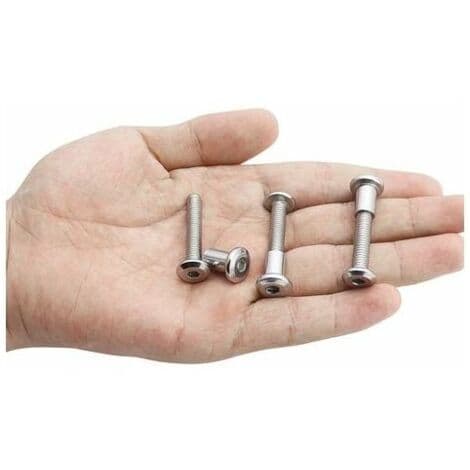 Sekskantede møbelbolte M6 x 35MM gevindskabsforbindelse, 10 stk.pa
