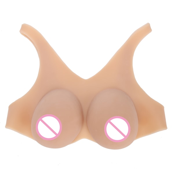 Silikone brystform skulderrem krog & amp; Loop Type kunstige falske bryster til Crossdresser (C Cup)