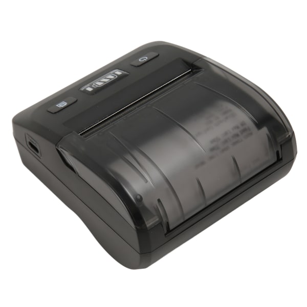80 mm termisk printer BT4.2-forbindelse 50 til 80 mm/s 203DPI ESC POS-kompatibel type C forsendelsesetiketprinter 100?240V EU-stik