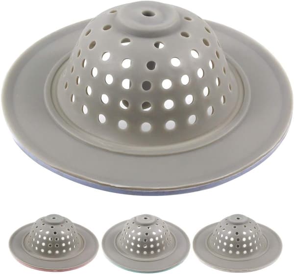 Köks Silikon Diskbänkssil, Beige Rosa Blå Grön 4-pack