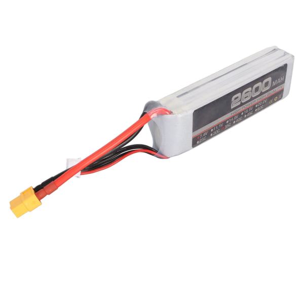 LiPo-akku 35C 2600mAh 2S 7,4V vakaa Tehokas suorituskykyinen RC-akkupaketti RC-helikopterin lentokoneen XT60-liittimelle