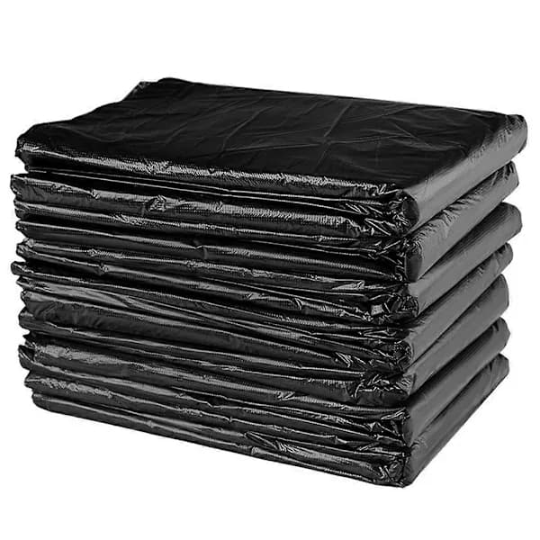 50 st Plastpåsar Stora Sopsäckar Förtjockade Sopsäckar Svart 60X50cm