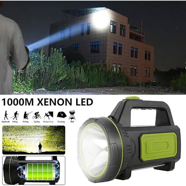 Ultrastark 18650 Lumen USB Rechargeable LED Flashlight with Side Light