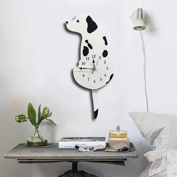 Wall Clock Children's Dog Clock for Children's Room