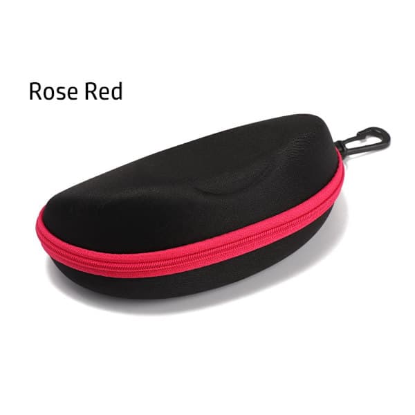 Hårdt brilleetui RØD rosenrød