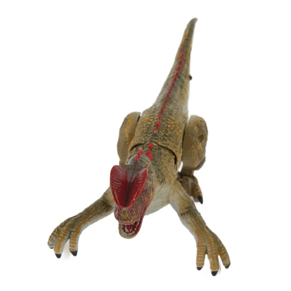 Kaukosäädin Dinosaur Model 2.4G Realistinen kävelevä möly, opettavainen RC dinosauruslelu lapsille Dilophosaurus