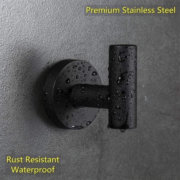 Håndklædekrog - Hængekroge - Nøglekrog - 2 stk. - 5,5*6 cm - Rustfri stålkrog - Håndklædekroge til badeværelset