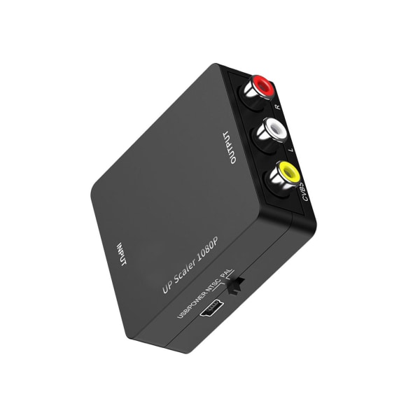 HD Multimedia Interface till AV Converter 1080P Plug and Play RCA ljudvideoadapter för PS5 Set Top Box HDTV