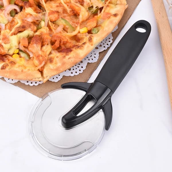 Pizzaformet Kværn i Rustfrit Stål - Pizzakværn Hjul Rulle